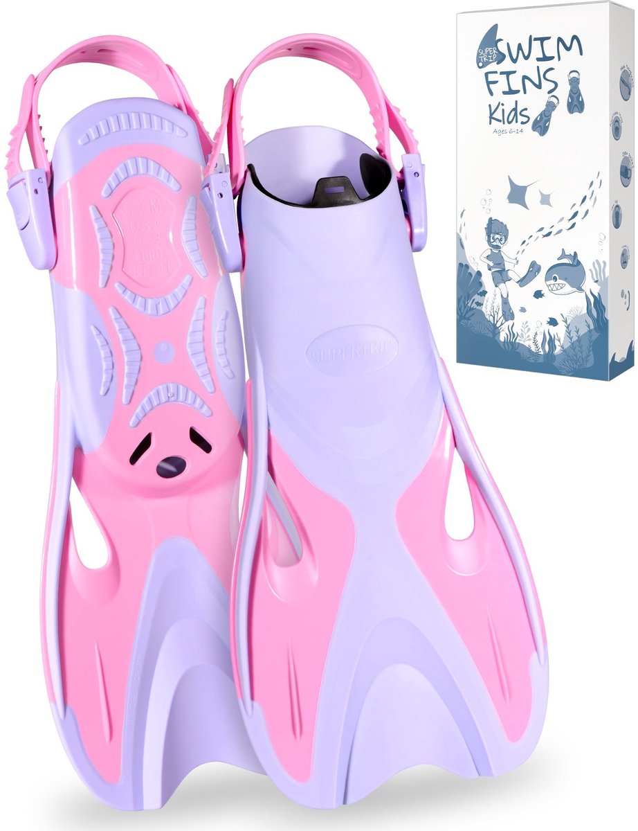 Dailygoods- Snorkelvinnen Volwassenen - Verstelbare Duikvinnen - Lichtgewicht TPR/PP - Duurzaam en Comfortabel - Snorkelset voor Kinderen - Ideaal voor Groeiend Kinderen