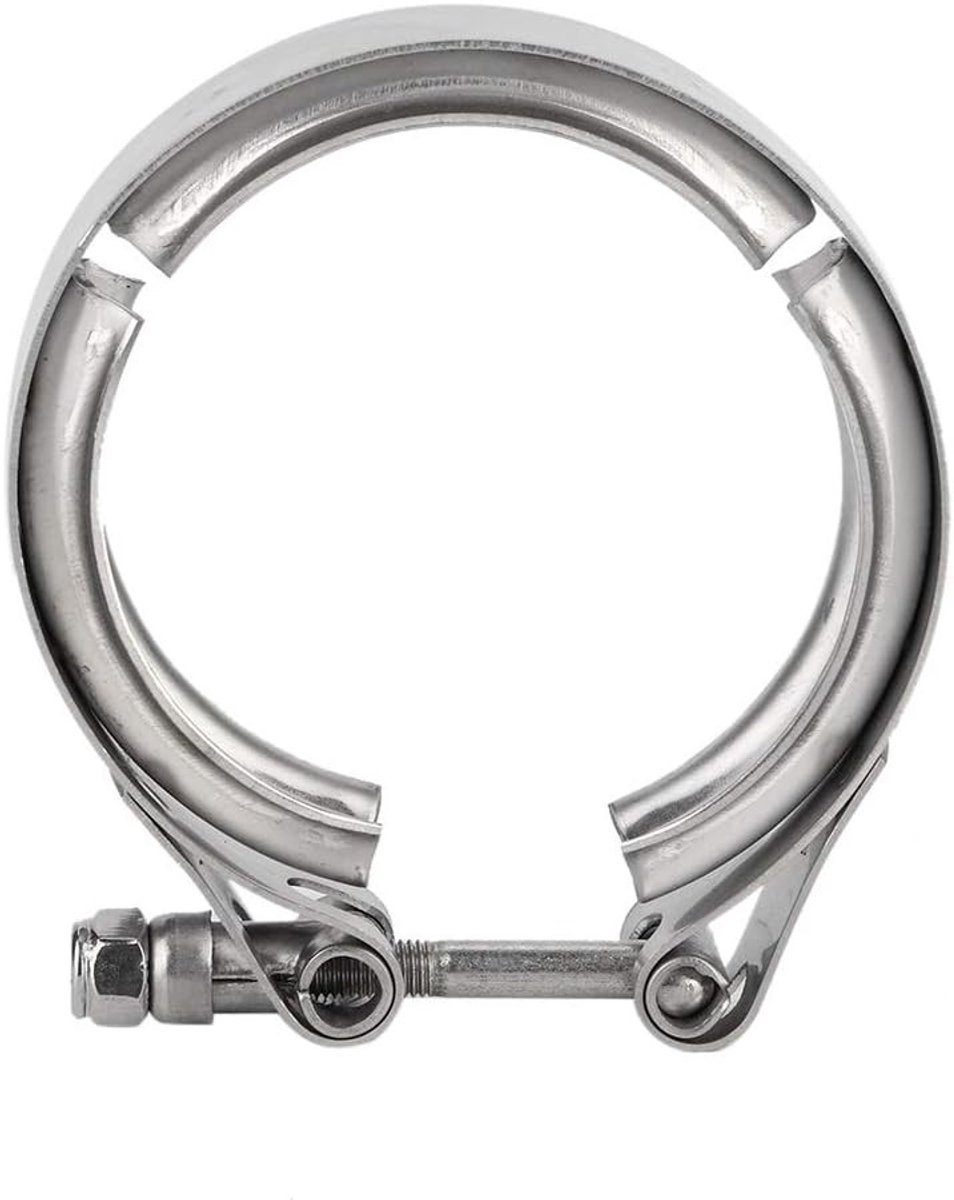 Universele RVS T-bout Slangklem 2.5 Inch 63mm voor Uitlaat, Turbo en Motoren - Met M6 Schroef en Duurzame Bevestiging