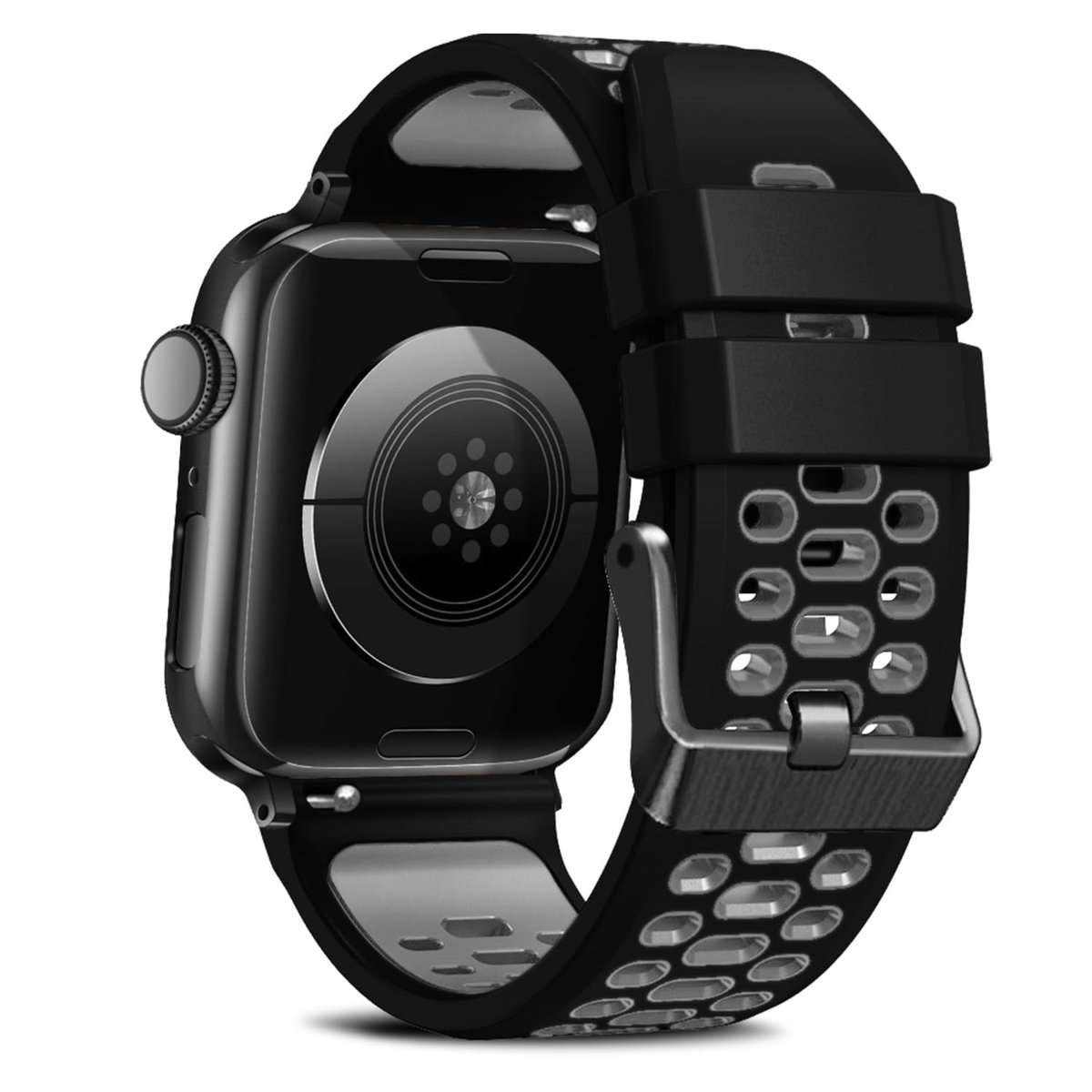 SolidKeus - Silicone Horlogeband voor Apple Watch 49/45/44/42mm
