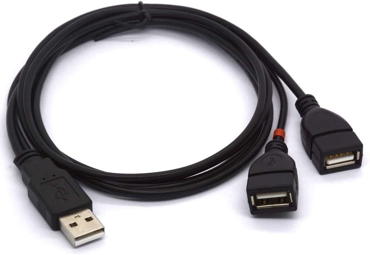 SolidKeus - USB Splitter Kabel met Dual Female Aansluiting