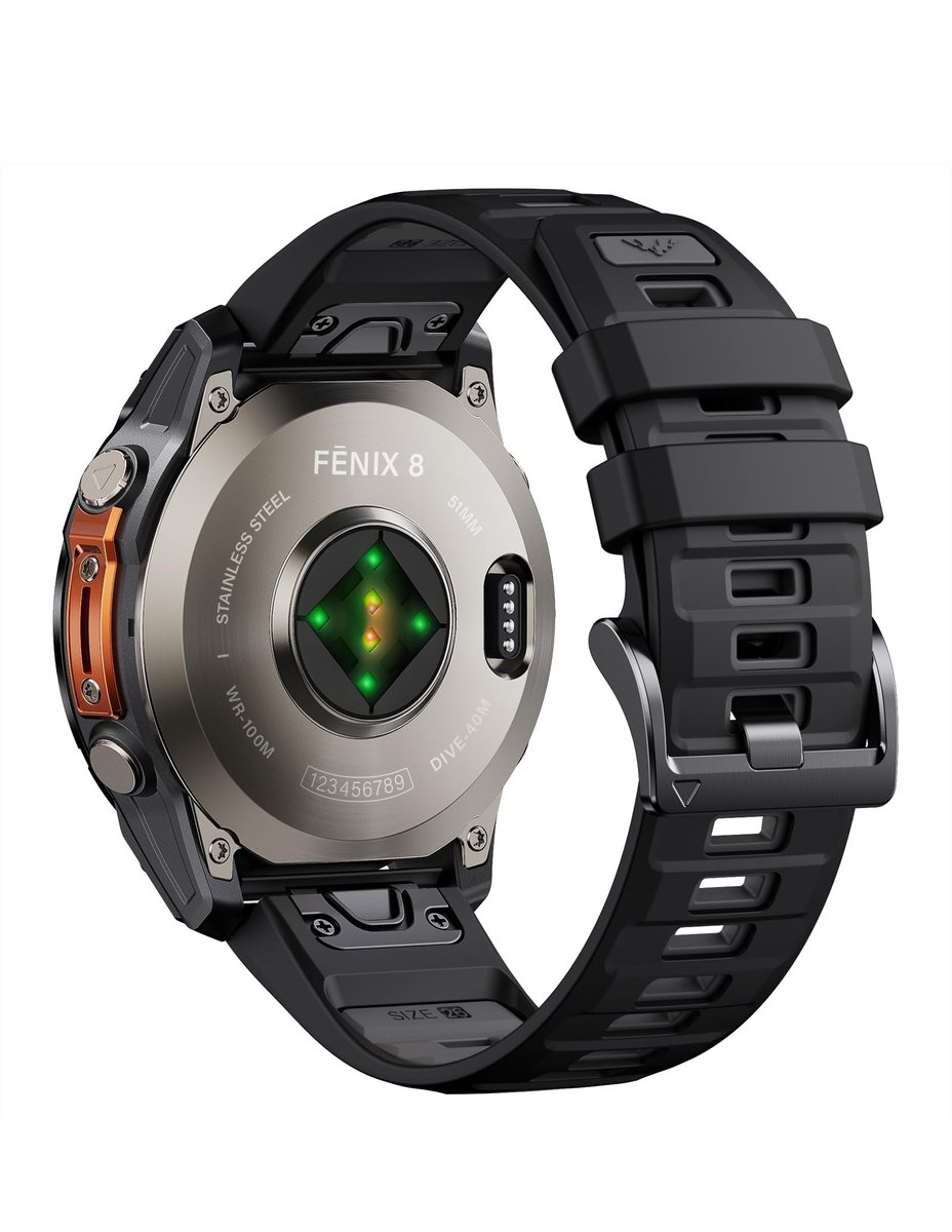SolidKeus - Siliconen Horlogeband voor Garmin Fenix en Instinct