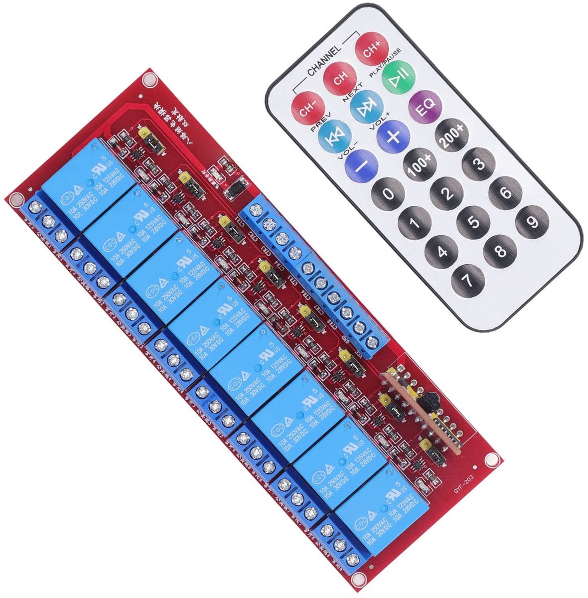 SolidKeus - Universeel Relaisontvangerbord met Afstandsbediening
