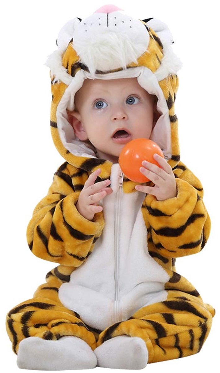 SolidKeus - Unisex Baby Romper met Capuchon voor 0-36 Maanden