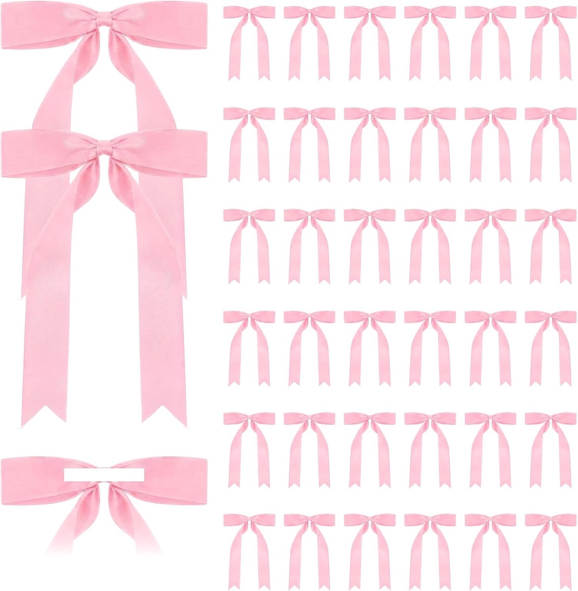 Strikken voor geschenkverpakking, zelfklevende strikken voor knutselen, mini-strikken, decoratie voor feestartikelen, doe-het-zelf taart, bruiloft, babyshower, verjaardag