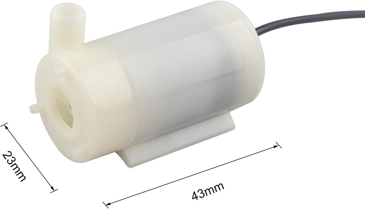 Waterpompen DC 3V 5V Micro Dompelpomp Mini Waterpomp of Aquarium Fontein Aquarium, Micro Motor Pomp Waterpompen