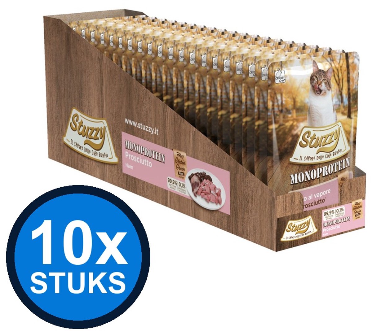 Stuzzy Stuzzy Kat Monoprotein ham 85gr