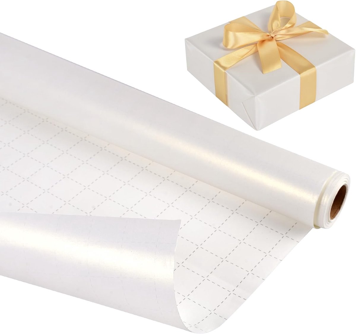 Cadeaupapier Rol 43cm×10m Recyclebaar Kraftpapier | Feestdecoratie Verjaardag Bruiloft Kerst Cadeauverpakking