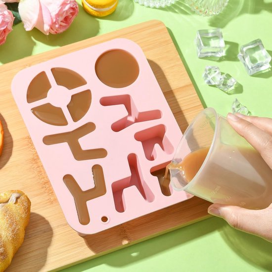 2 stuks Meubel-thema Siliconen Fondant Mal Creatieve Schattige Stoel Bureau Tafel Mallen voor DIY Cake Chocolade Pudding Gelei Snoep Resin Craft Maken Decoratie — afbeelding 4