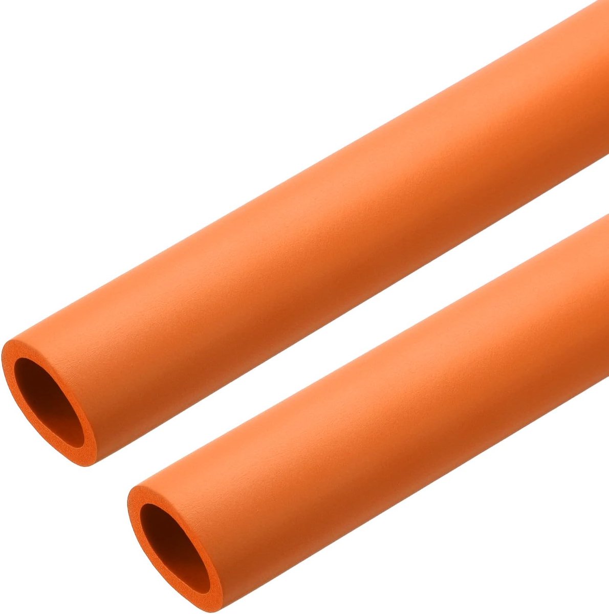 Buisisolatieslang voor buizen 1 inch (25 mm) ID 1 3/8 inch (35,5 mm) OD schuimbuis voor greephouder, oranje, 2 stuks