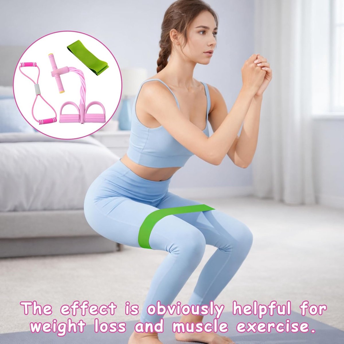 3 stuks expander fitness, trainingsapparaten voor thuis, sit up hulp, buiktrainingsapparaat, elastische banden, sport, weerstandsbandenset, geschikt voor buikspiertraining of sit-up-training