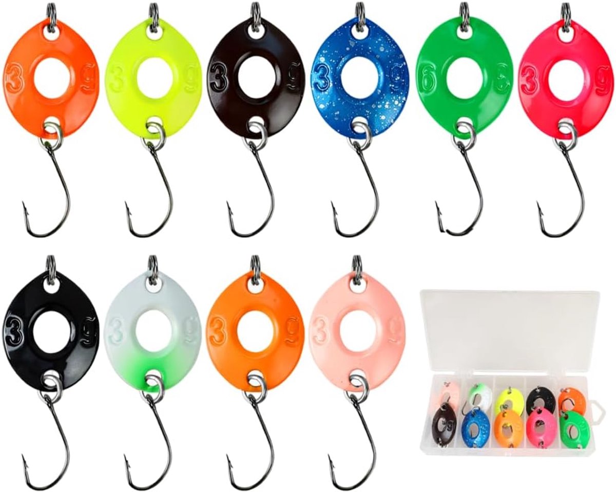 Kunstaas met reflecterende haken, veelkleurige visprimer, visaas met opbergdoos voor zoet en zout water