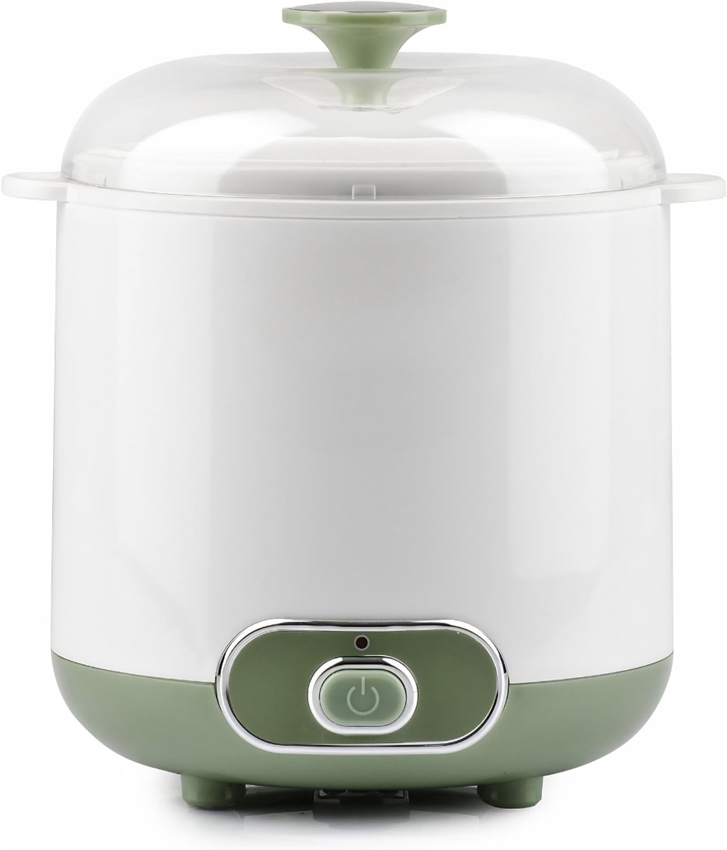 Ploutos® Yoghurtmaker - Voor Gezonde Homemade Yoghurt - Compacte Keukenmachine - Wit/Grijs - 19cm x 17cm x 22cm