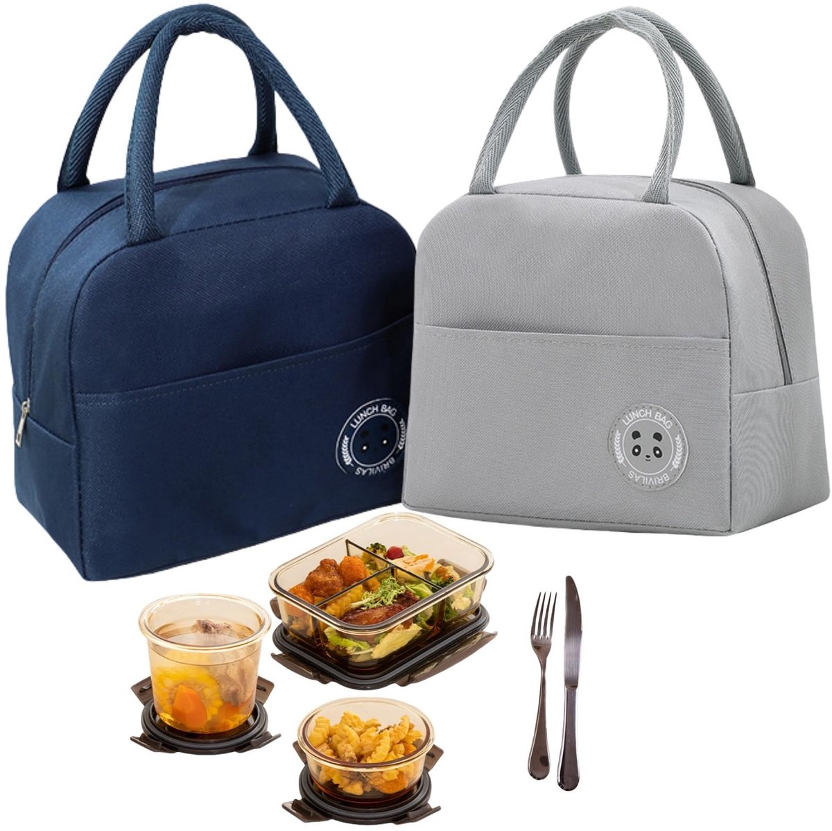 SolidKeus - Koeltas Set van 2 voor Lunch en Picknick