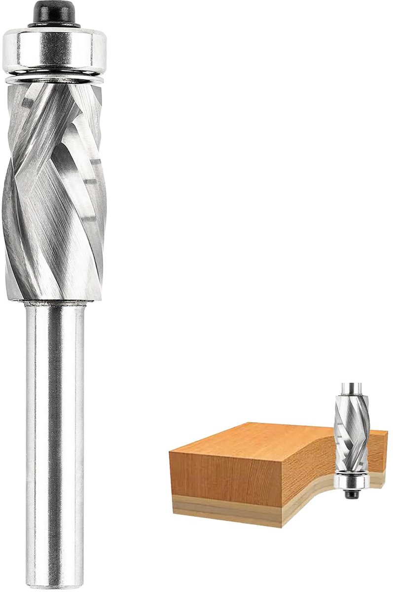 SolidKeus - Spiral Cutter met 8mm Shank voor Houtbewerking