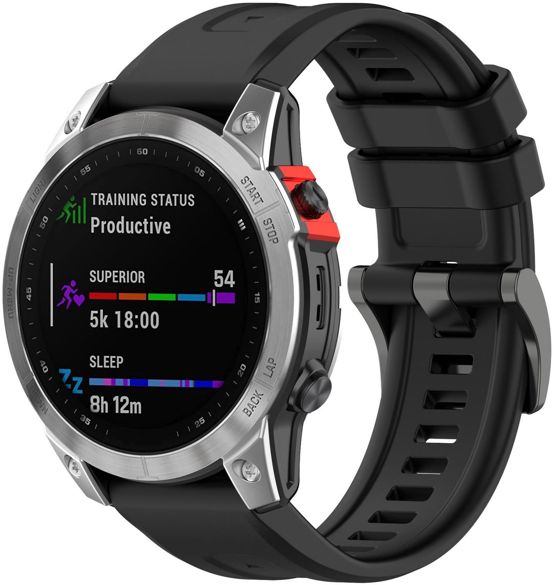SolidKeus - 22mm Vervangingsarmband voor Diverse Garmin Modellen