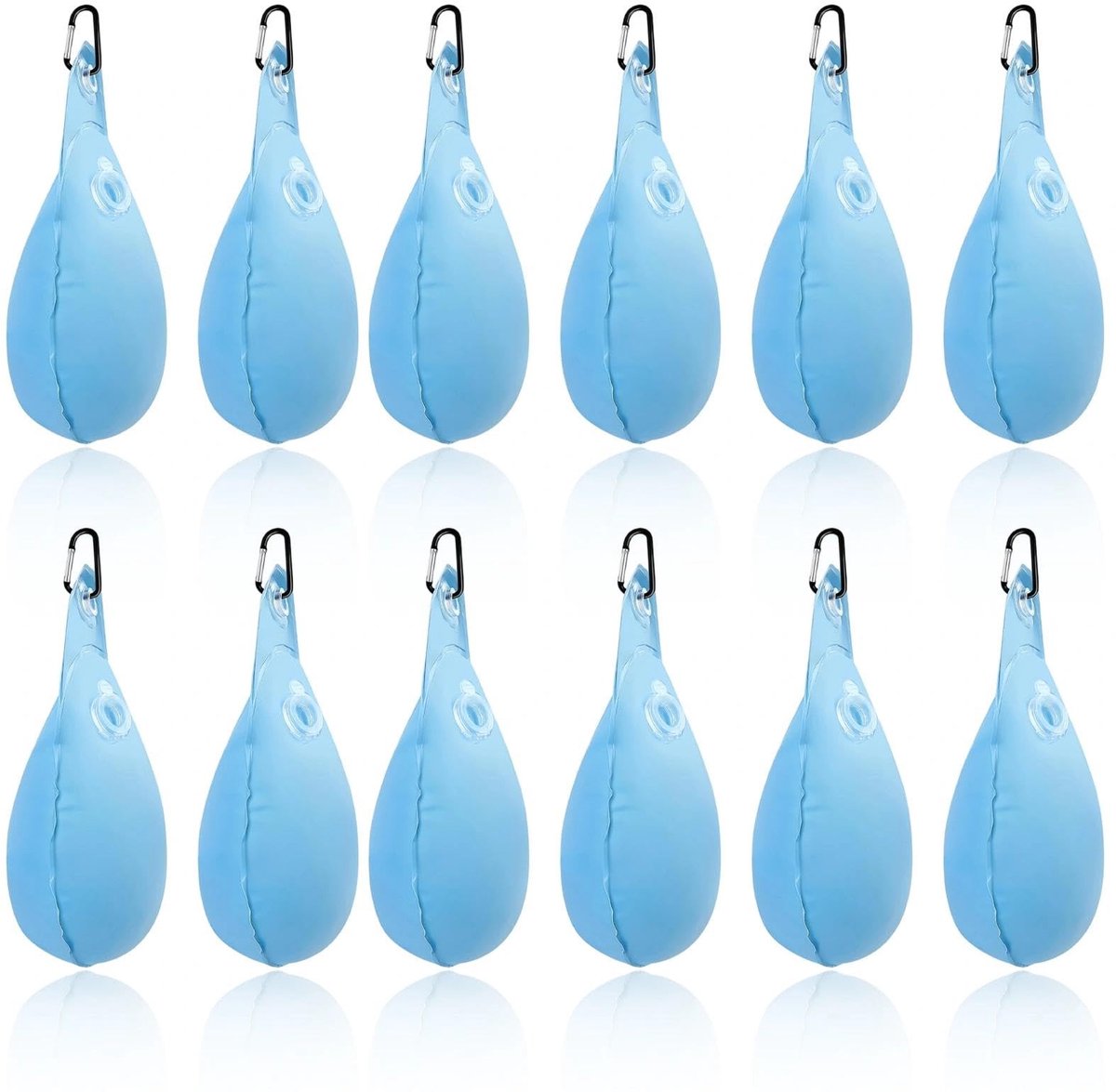 SolidKeus - Set van 12 Waterzakken voor Zwembaden, 35 x 23.5 cm