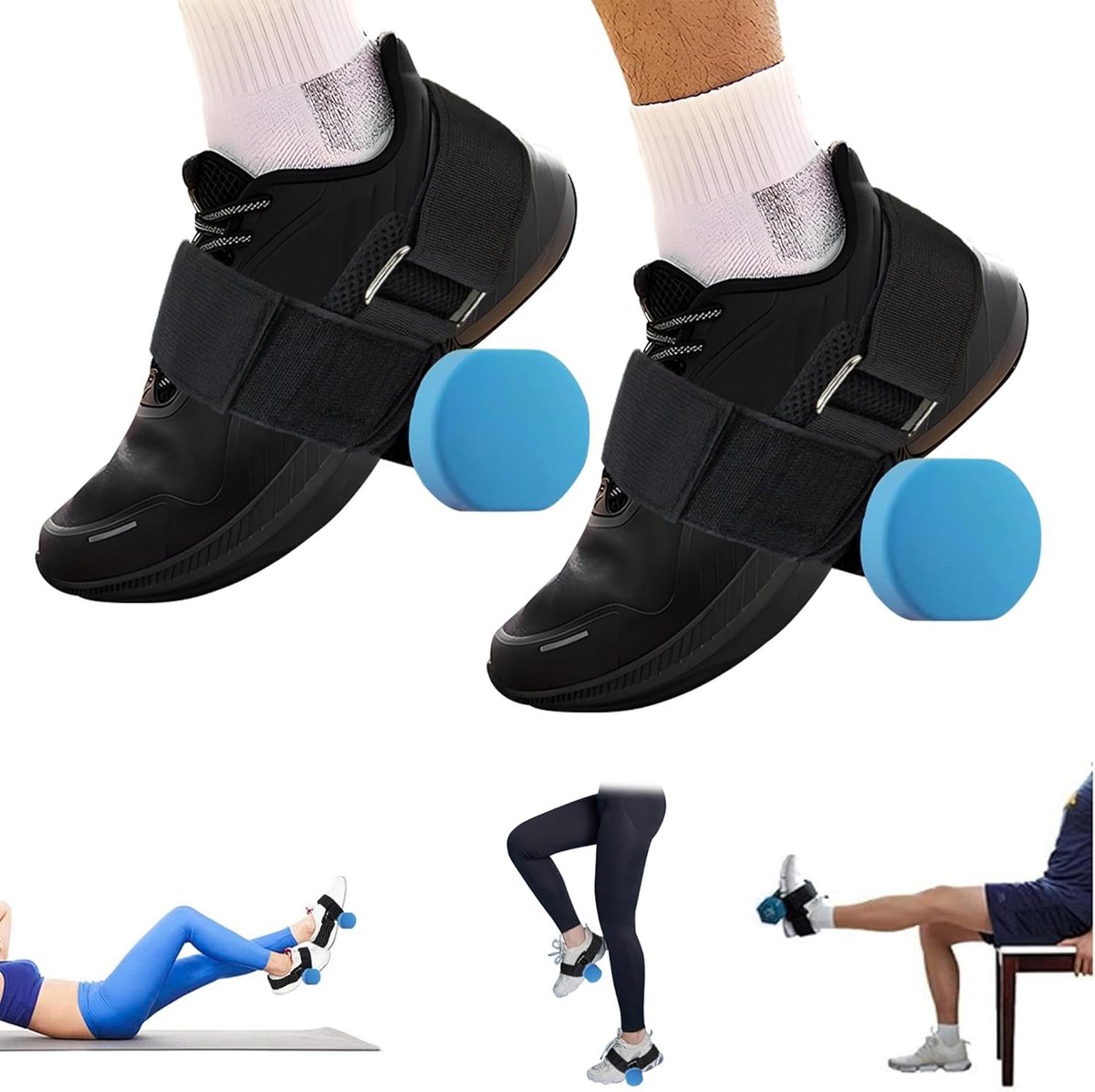 Verstelbare Enkelbanden voor Gymnastiek - Tibialis Trainer - Ideaal voor Voettraining met Dumbbells en Versterking van de Enkelspieren