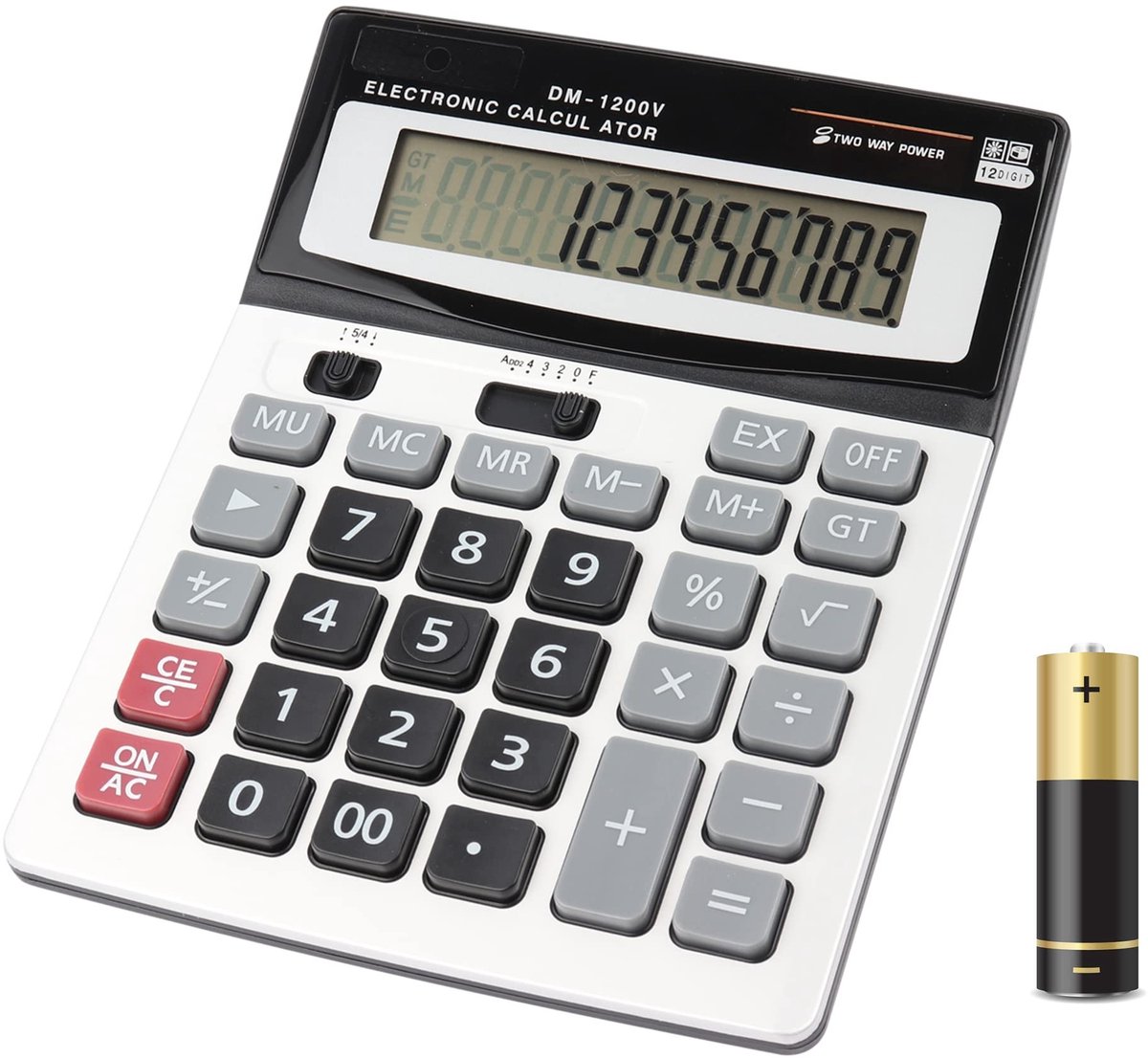 SolidKeus - Desk Calculator met 12 Digit Display