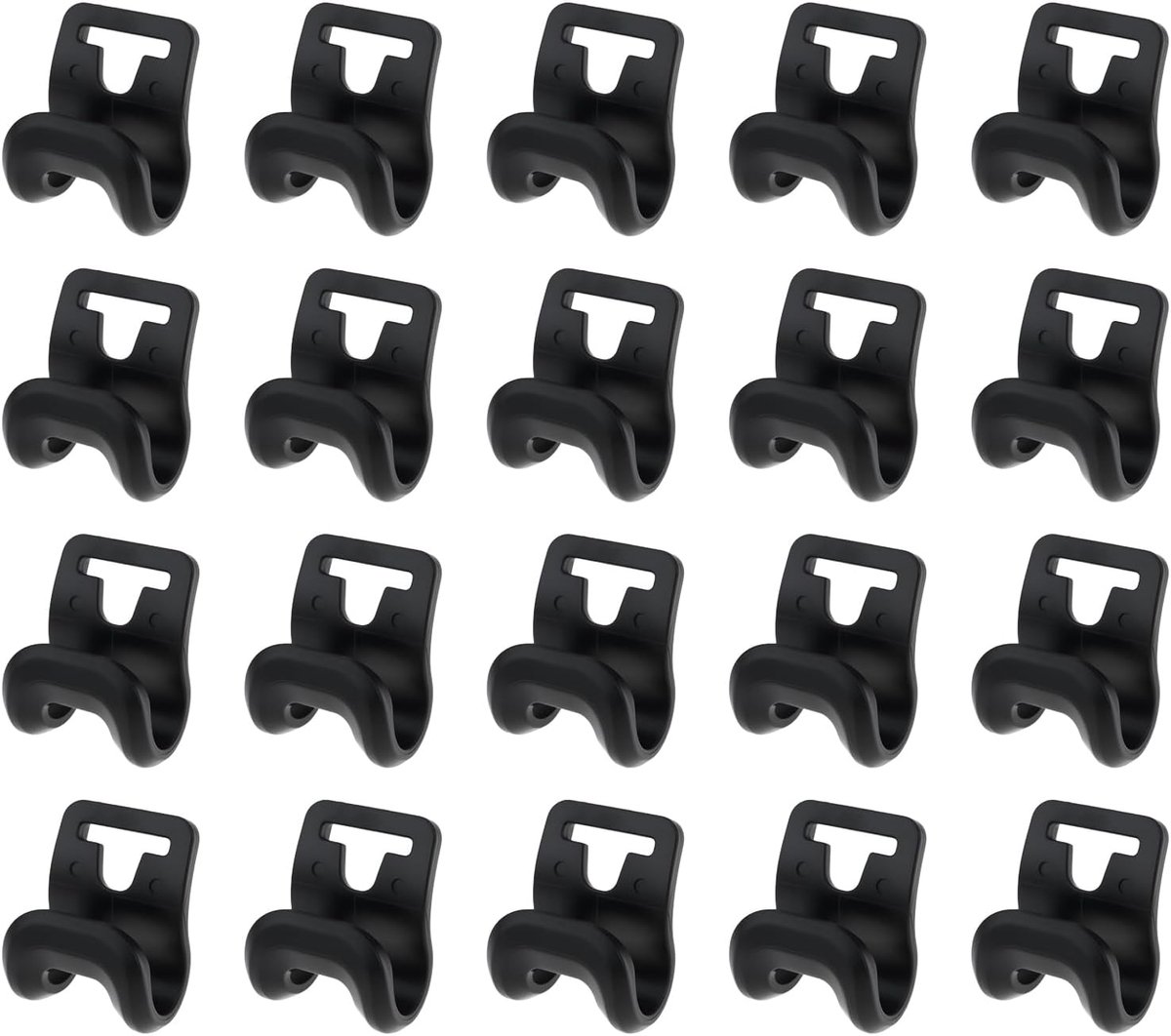 Store 20Pcs Tent Pole Clips Tent Haken 9.5x12x7mm Voor Camping Picknick Mat Vaste