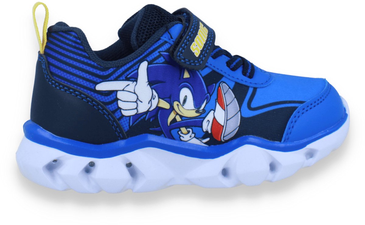 Sonic Jongens Sneaker | Blauw | Maat: 30