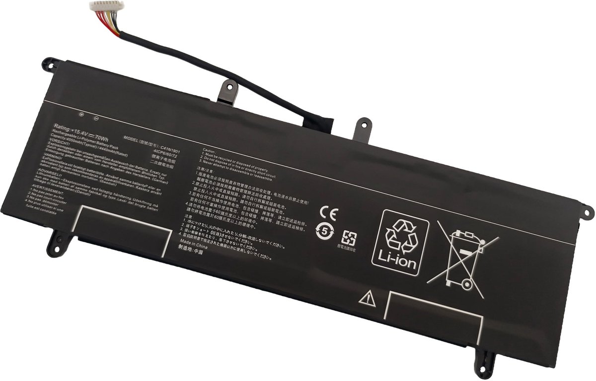 SolidKeus - Accu voor ASUS ZenBook Duo 14 en UX4000 Series