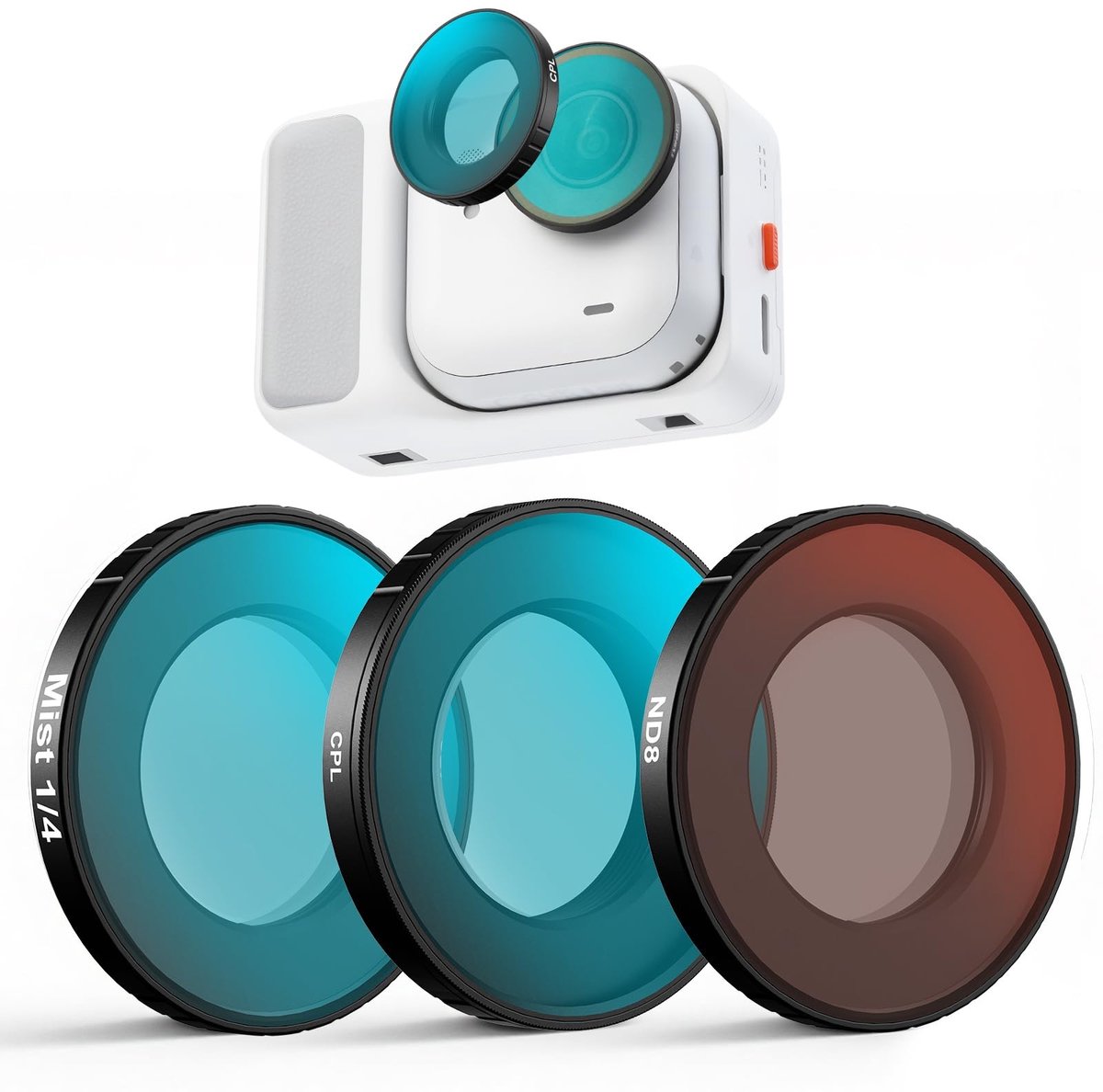 SolidKeus - Ultra Lensfilters Set voor Insta360 GO Ultra