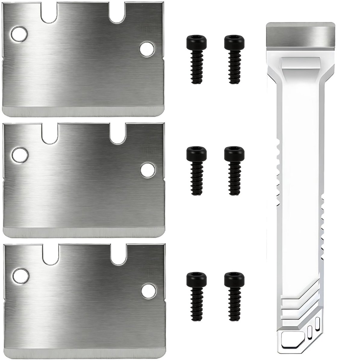 SolidKeus - 3 Stuks Vervangende Messen voor 3D Printer Schraper