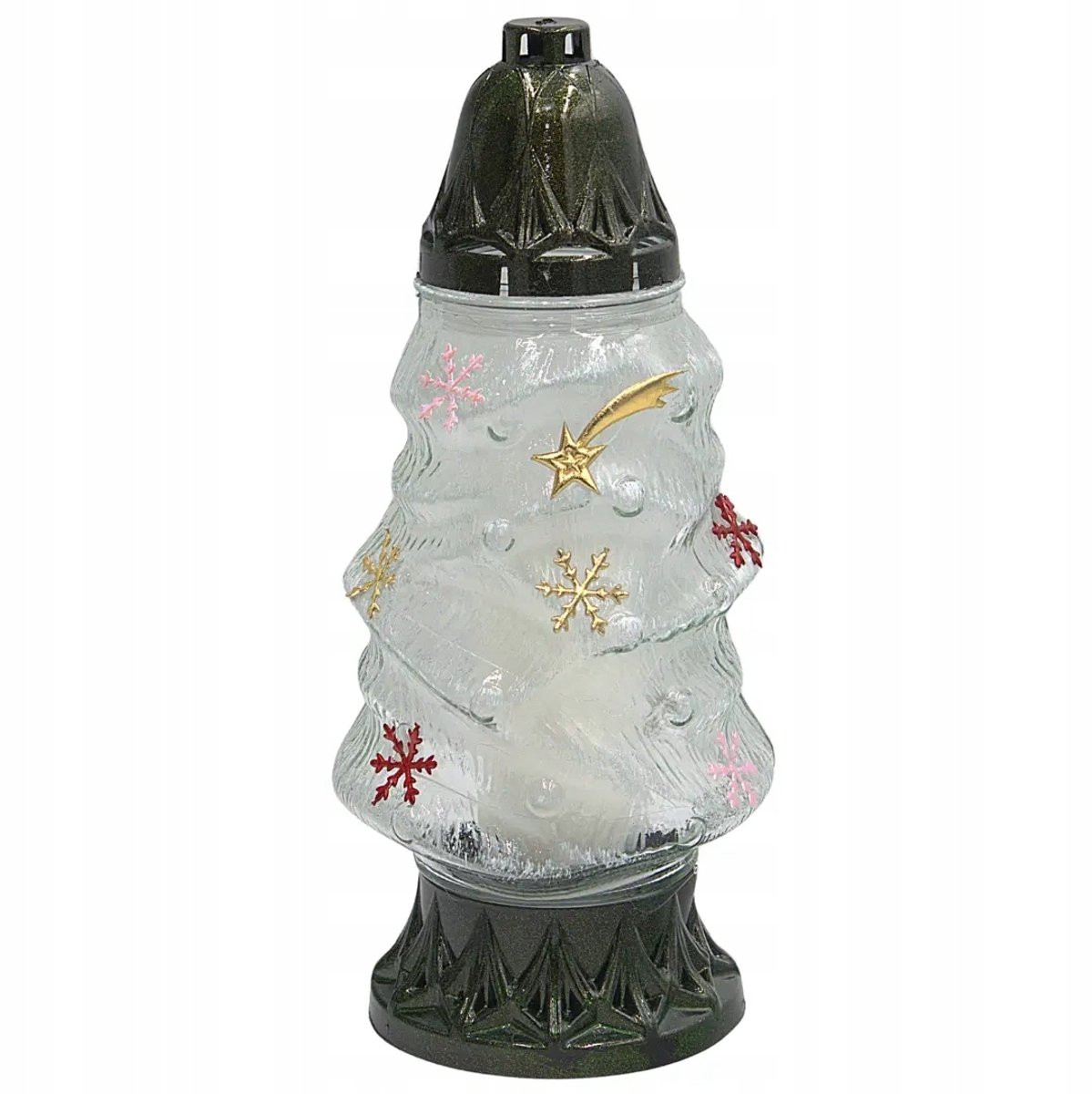 Kerstboom Graf Lantaarn Wit Versierd - LS26
