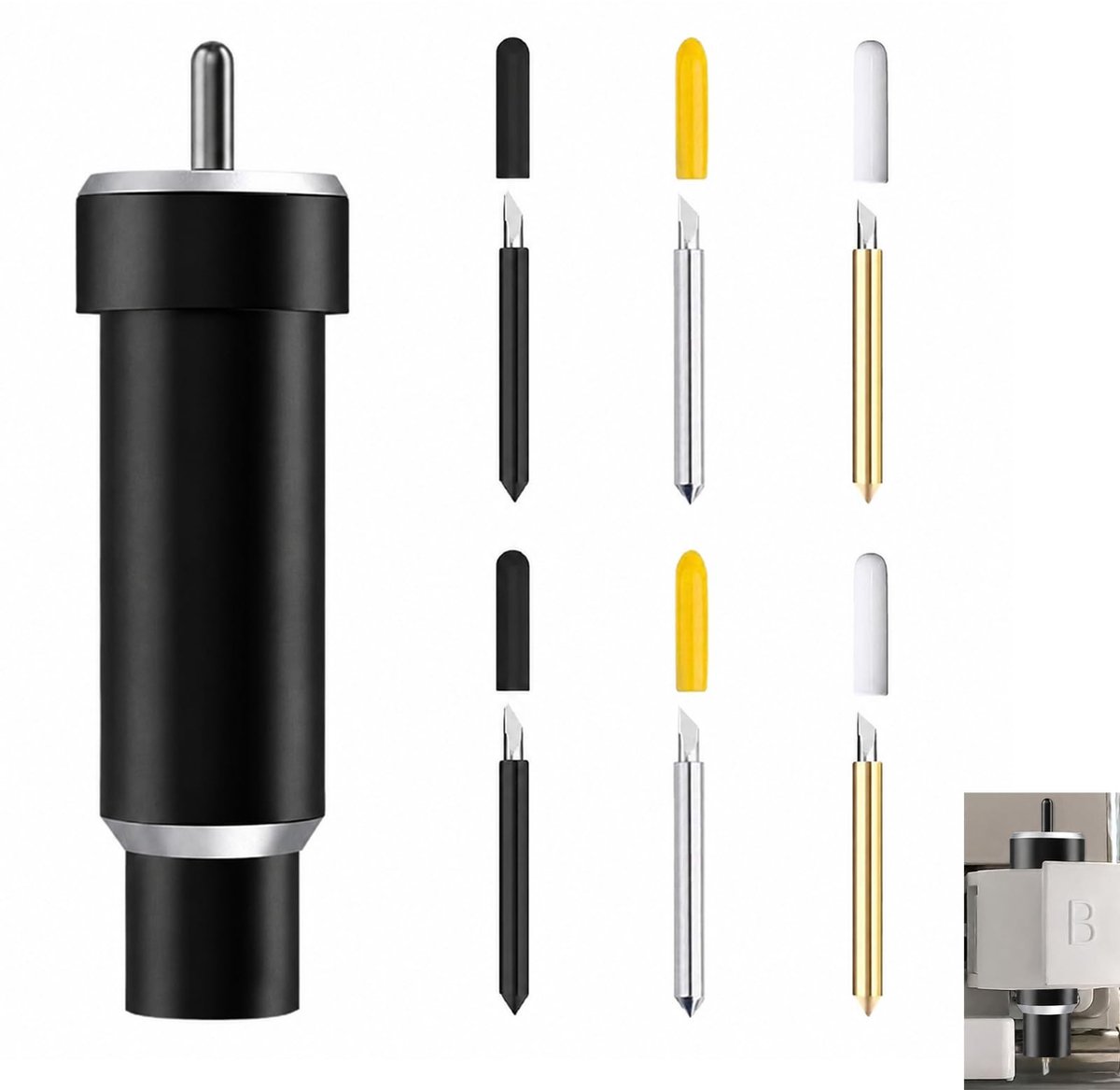 Omgoods - Set van 6 Reservemessen voor Creatieve Projecten