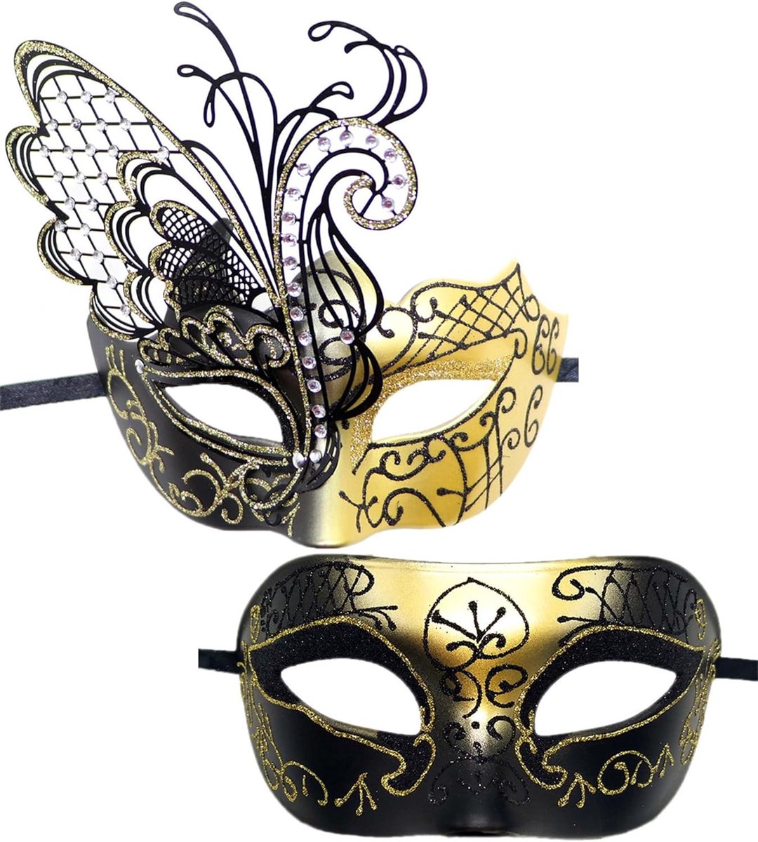 Venetiaans masker, 2/4/6/10 stuks, kanten masker, voor Halloween, carnaval, party, cosplay