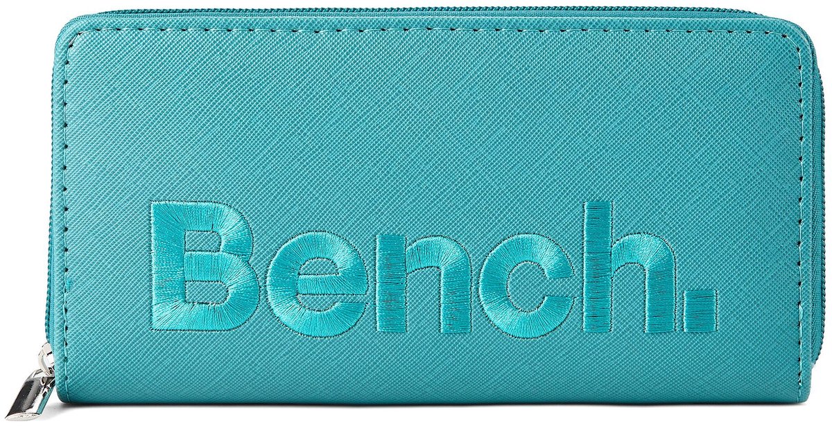 Bench Portemonnee 19 cm - Dames - Horizontaal - petrol