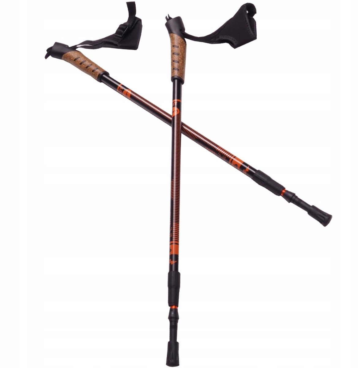 Bjorn Nordic Walking Stokken - Verstelbaar Aluminium 110-135cm