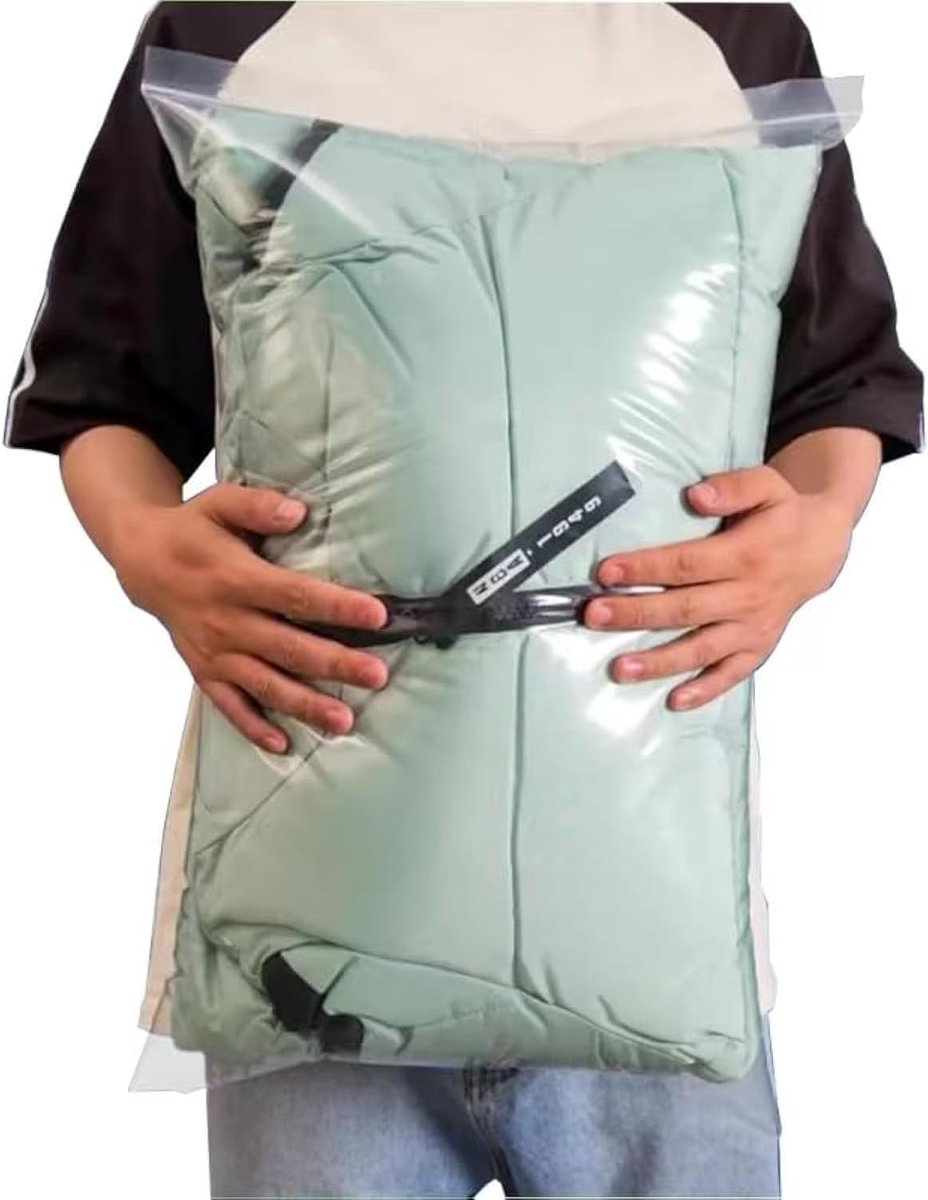 Reisopbergzakken voor Kleding - 30 Stuks Duidelijke Ritszakken voor Koffer, Handdoeken en Organisatie - 40x50cm