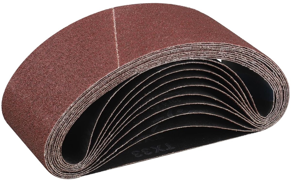 Banden 75 x 457 mm, 10 stuks korrelgrootte 60 schuurband