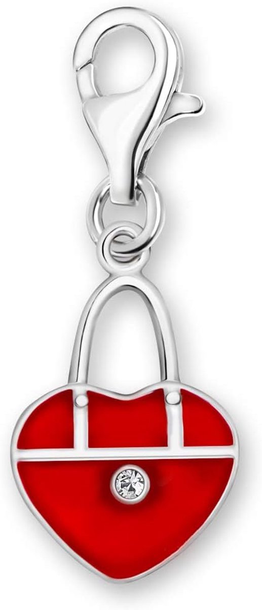 Zilveren Charm Bedel Hangers Hartjes voor Armbanden en Accessoires