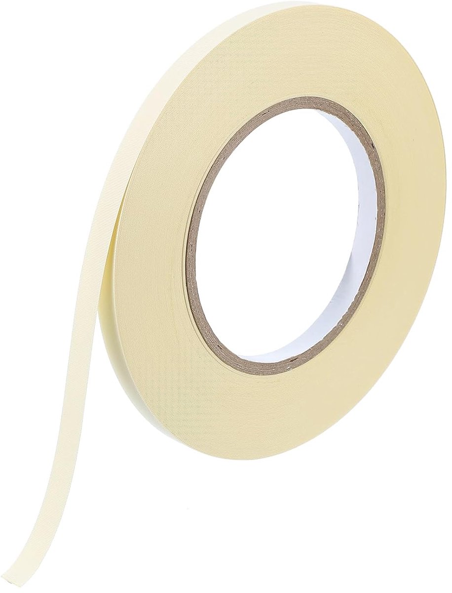 Acetaatweefseltape, 8 mm x 30 meter, wit isolatieweefsel, plakband voor laptop, elektriciteit, auto, gitaarreparatie, kabelboom
