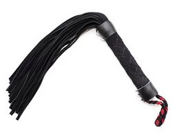 Smart Moves - Leather Flogger 38 cm black