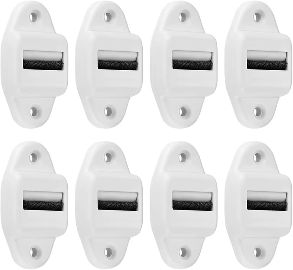 Beltgeleider 24 mm - 8 stuks - witte kunststof - voor rolluiken met lange levensduur - ShopVlot