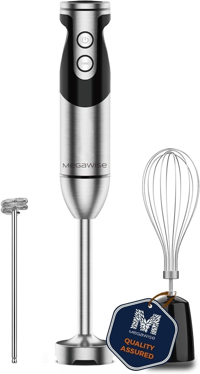 Krachtige Hand Blender met 400W 3-in-1 Accessoires en Ergonomisch Ontwerp voor Perfecte Mixresultaten