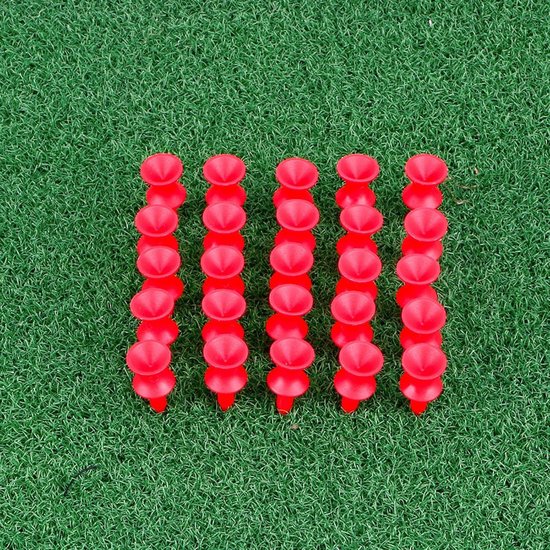 Golf Tees - Golf T-shirts - Golf Training - Duurzame Rubberen Hoes - 31mm 100 stuks - Gekleurd van GOLF — afbeelding 5