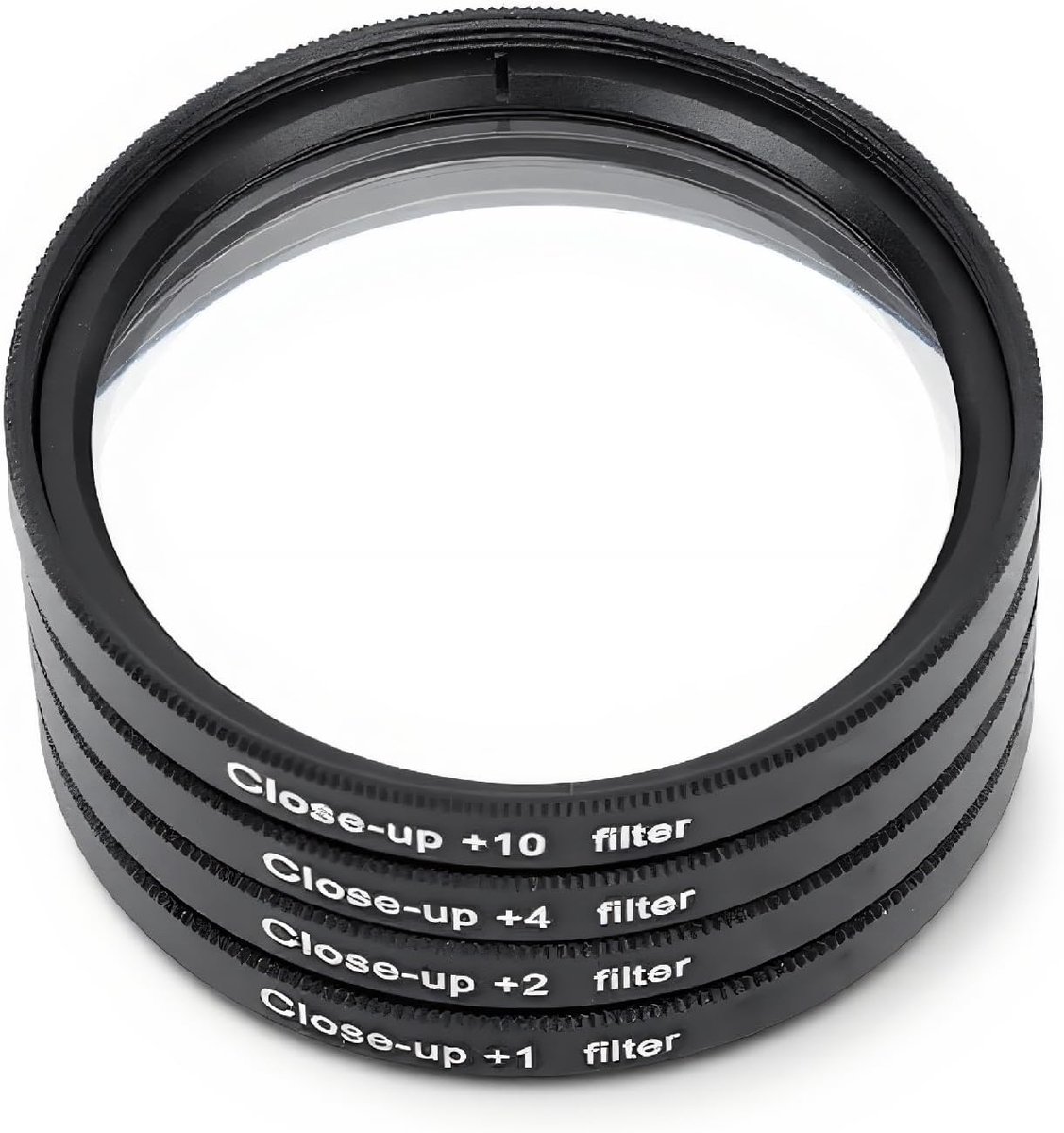 SnelShoppen - Close-up Filter Set 4-in-1 Macro Lens Set met Opbergtas, 52mm, voor Gedetailleerde Foto's van Insecten, Munten, Bloemen en Meer