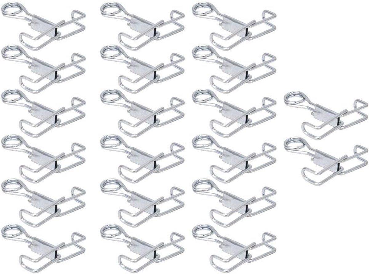 SnelShoppen - RVS Buisklemmen Sealing Clips Laboratorium Benodigdheden 20 Stuks Onderwijs Experimentele Laboratorium Klemmen