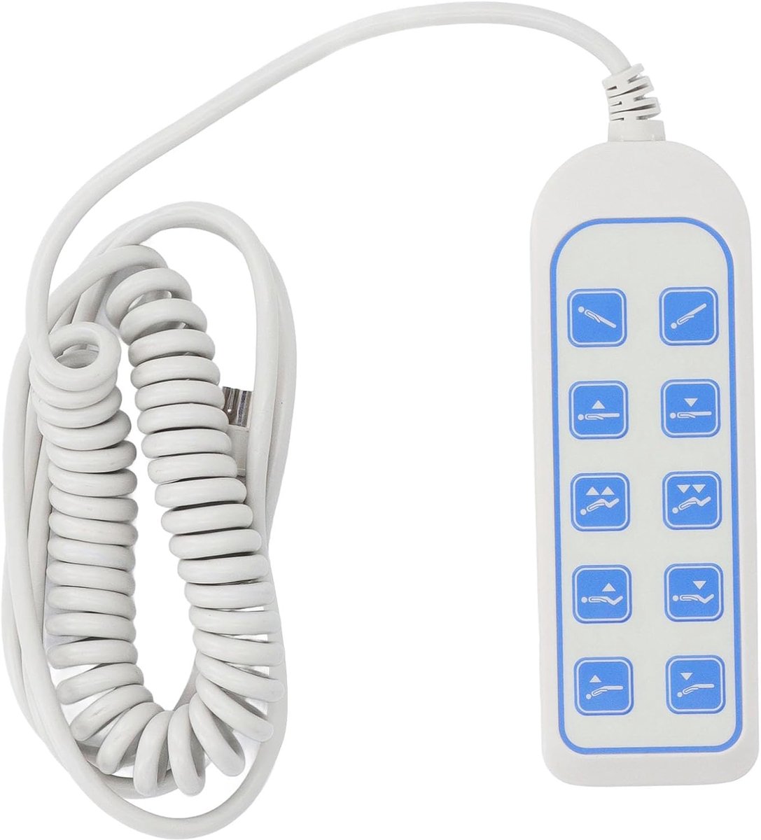 SnelShoppen - Elevator Stoel Handcontroller met 8 Pin 9 Kern Stekker, IP66 Liftbed Afstandsbediening voor Vouwbedden en Heftafels