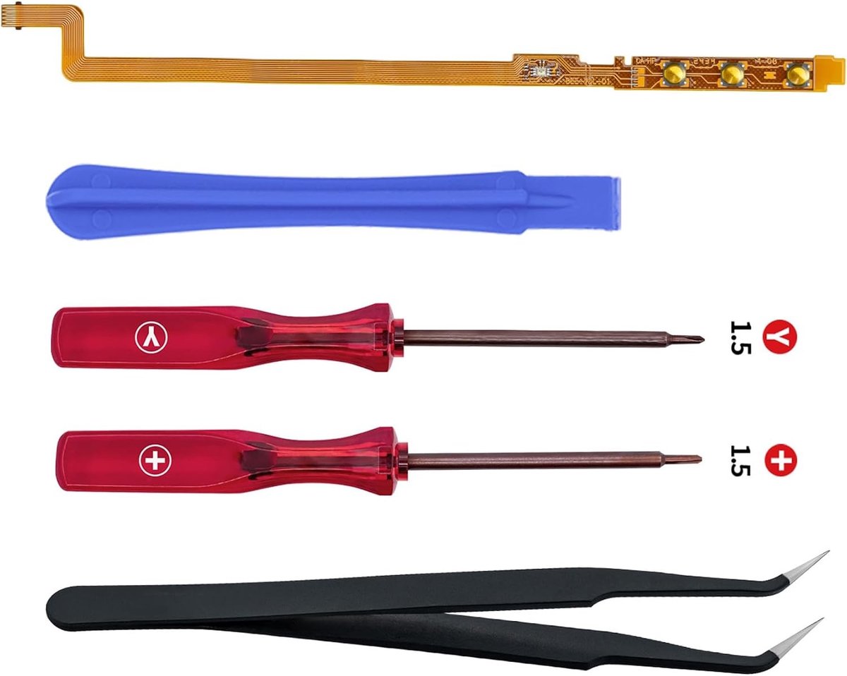 Flexibele Ribbon Kabel en Reparatieset voor Nintendo Switch 2 Console met Schroevendraaier en Gereedschap voor Eenvoudige Installatie