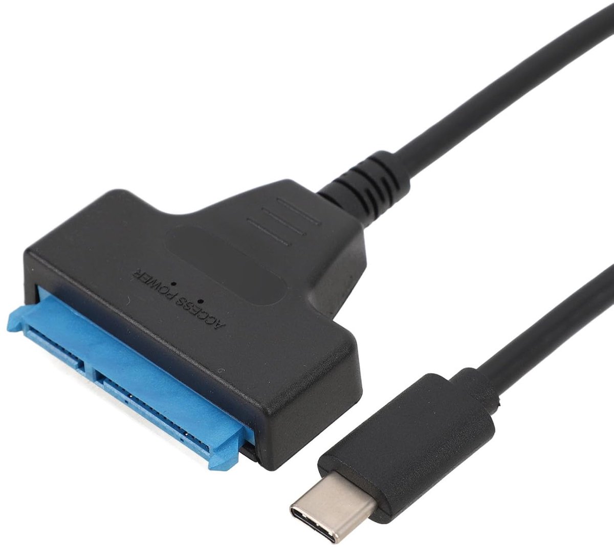 SnelShoppen - SATA naar USB 3.1 Type C Kabel, USB C 3.1 naar 2.5 SATA SSD/HDD Kabel, Externe Harde Schijf Adapter voor 2.5 Inch SSD/HDD, Ondersteuning