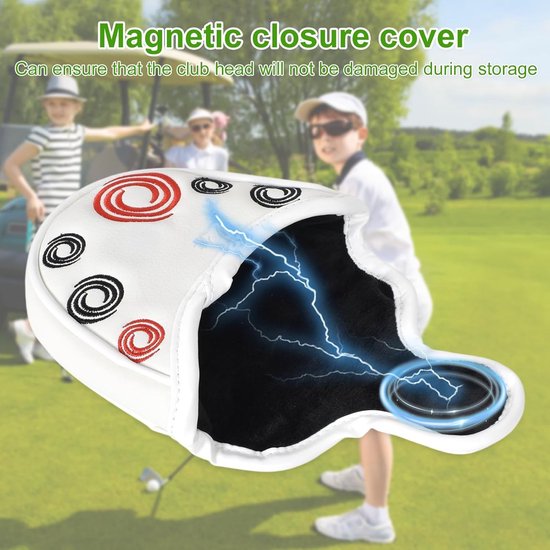 Magnetische Golf Putter Headcover voor Mallet Putters van Merkloos — afbeelding 3