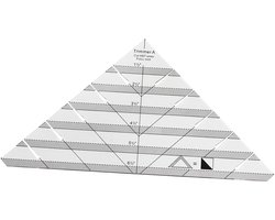 SnelShoppen - Quilting Linialen Gereedschap Creatieve Rulers voor Quilten Driehoek Multifunctioneel voor DIY Creatief Werk