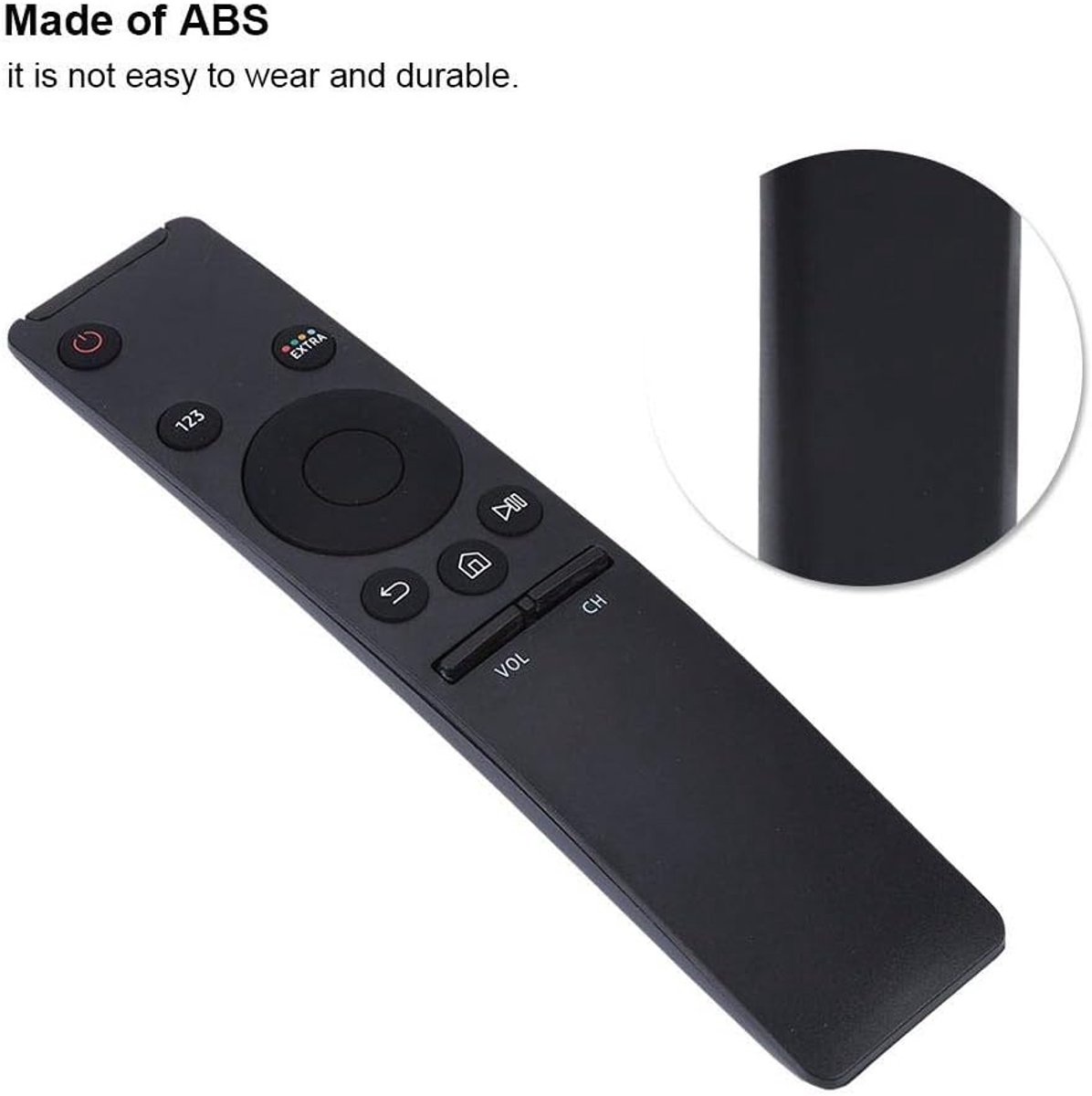 SnelShoppen - Universele Afstandsbediening voor Alle 4K HD Televisies - Vervangende Slimme TV Afstandsbediening - ABS Materiaal - Bereik tot 8 Meter