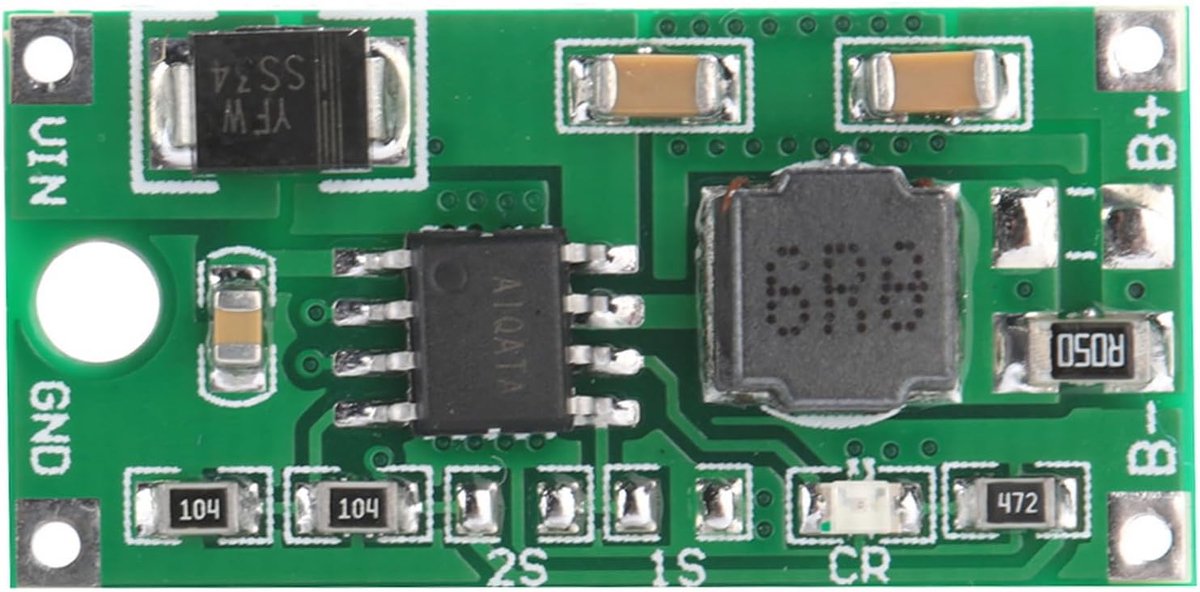 SnelShoppen - Oplaadmodule, Multi-Cel Lithium Ion Acculader voor Zonne-energie (3S-1A), Hoogwaardige Componenten, Lange Levensduur, Veilig Opladen