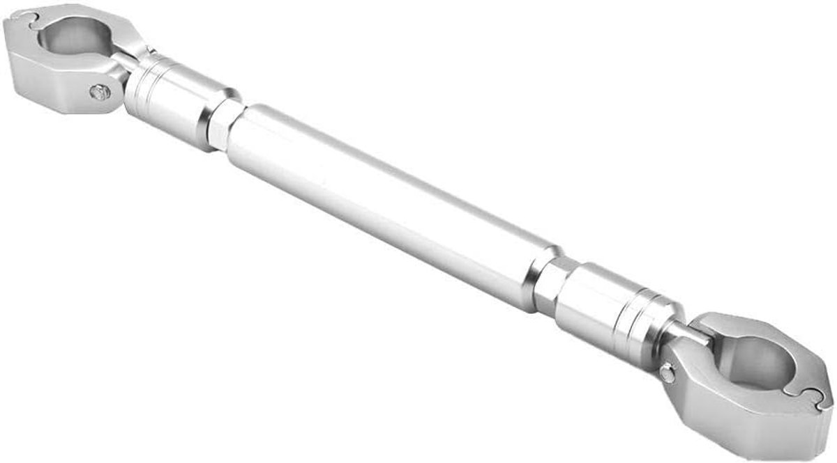 SnelShoppen - Universele Verstelbare Motorfiets Handvat Beugel Kruisbalk van Aluminium 7/8" 22mm - Verminder Vibratie en Verhoog Robuustheid